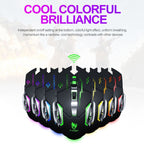 T-WOLF Q13 2.4GHz 6-keys RGB Colorful Light Gaming Wireless Mouse