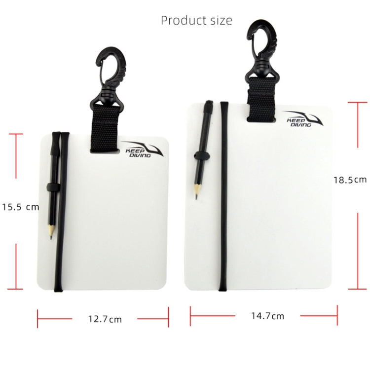 KEEP DIVING Underwater Record Writing Tablet For Scuba Diving