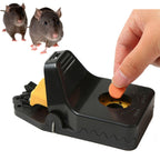 4pcs /Box Plastic Mousetrap Reusable Instant Kill Traps for Mouse Rat — Large