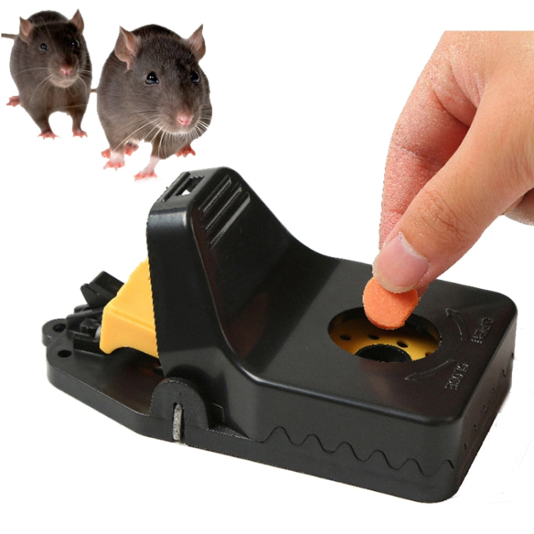 4pcs /Box Plastic Mousetrap Reusable Instant Kill Traps for Mouse Rat — Large