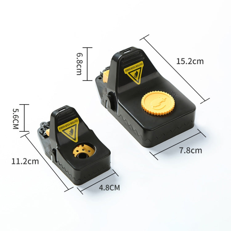 4pcs /Box Plastic Mousetrap Reusable Instant Kill Traps for Mouse Rat — view 4