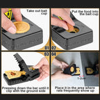 4pcs /Box Plastic Mousetrap Reusable Instant Kill Traps for Mouse Rat — view 7