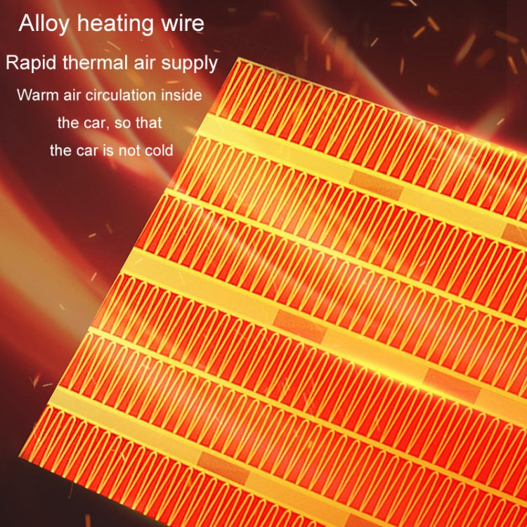 12V Car Heater 360 Adjustable Defogging Defrosting Heating Fan Heating Cooling Function Windscreen Defroster Demister