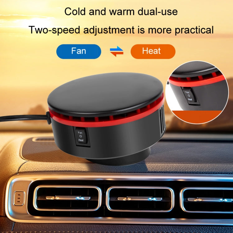 12V Car Heater 360 Adjustable Defogging Defrosting Heating Fan Heating Cooling Function Windscreen Defroster Demister