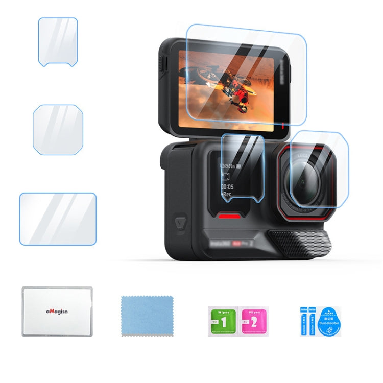 For Insta360 Ace Pro 2 aMagisn Tempered Glass Screen Protector