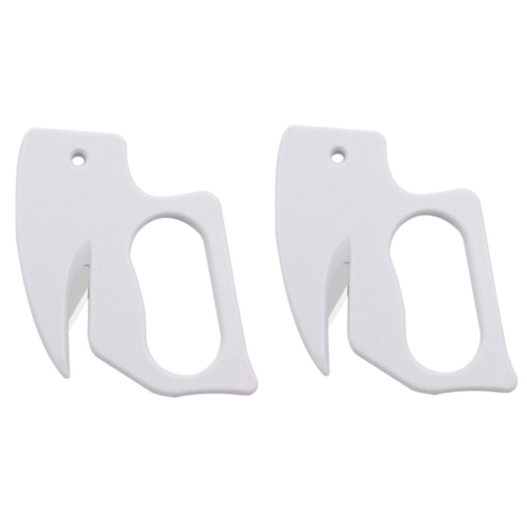 2pcs Multi-purpose Paper Cutting Stainless Steel Blade Letter Opener
