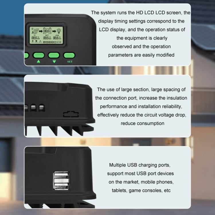12V/24V 20A MPPT Smart Solar Charge Controller — view 5