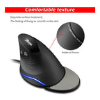 ZELOTES T30 6-keys Vertical Grip Detachable Ergonomic Wired Mouse