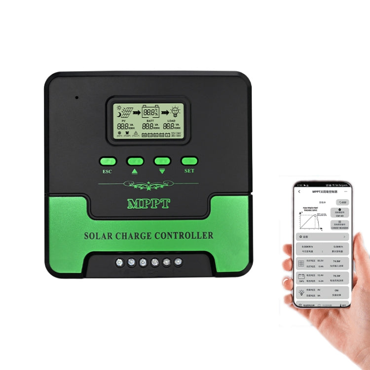 12V-24V 10A WIFI Remote MPPT Home Energy Storage Control System Solar Controller — CM-D10