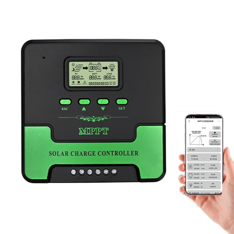 12V-24V 10A WIFI Remote MPPT Home Energy Storage Control System Solar Controller — CM-D30
