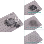 2pcs /Set Absorbent Diatomite Coaster Rectangular Recessed Quick-Drying Stone Sink Toiletries Placemat — view 8