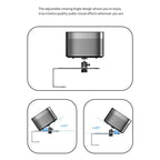 Metal Telescopic Adjustable PTZ Projector Wall Mount Bracket — view 2