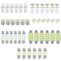 42pcs/Set Car Interior Reading LED Light Combination Set