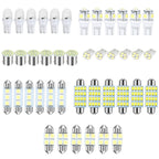 42pcs/Set Car Interior Reading LED Light Combination Set
