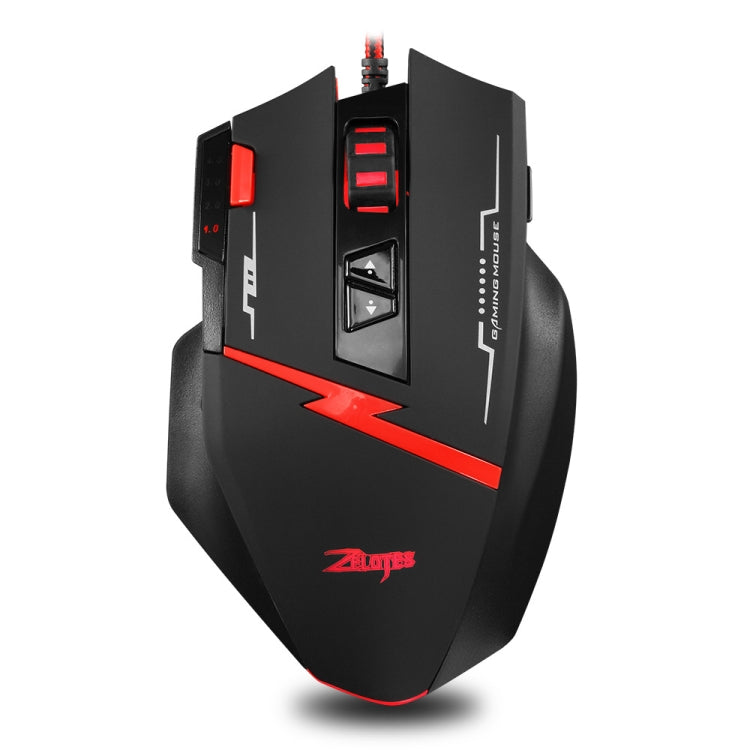 ZELOTES C8 8-buttons Ergonomic Game Programming Custom Wired Mouse