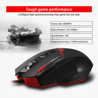 ZELOTES C8 8-buttons Ergonomic Game Programming Custom Wired Mouse