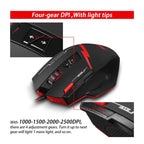 ZELOTES C8 8-buttons Ergonomic Game Programming Custom Wired Mouse