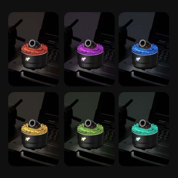 Turret Shape Aromatherapy Humidifier With 3-speed Timer 7-color Atmosphere Light — view 10