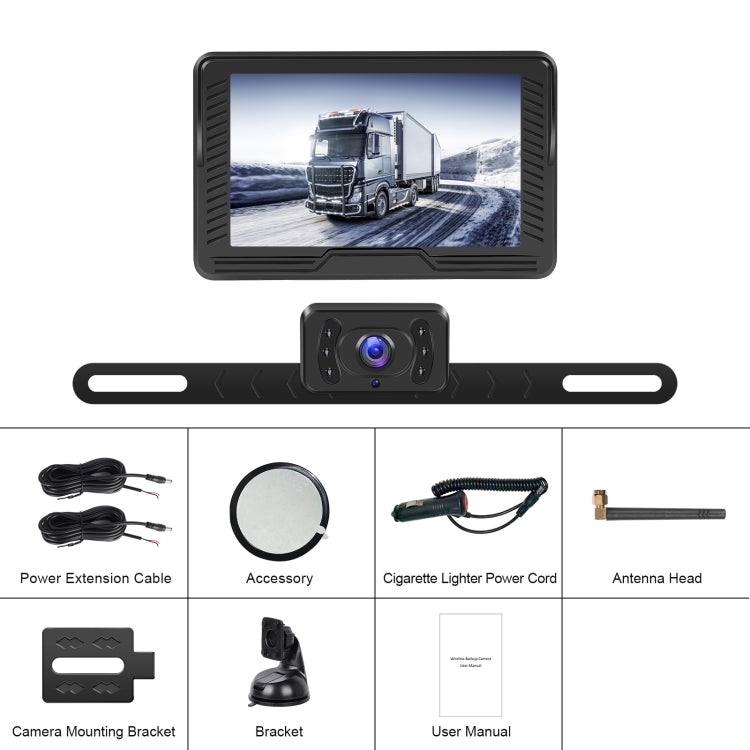 4.3-inch Car Reversing Camera & Monitor Set Rear View Dash Cam