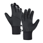 Kyncilor Velvet Warm Cycling Gloves Reflective Touch Screen Ski Water-repellent Elastic Gloves