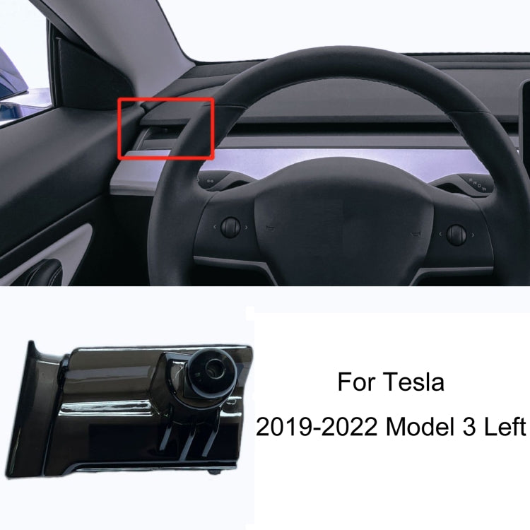 For Tesla Car Air Outlet Clip Phone Holder Base — 19-22 Model 3 Left