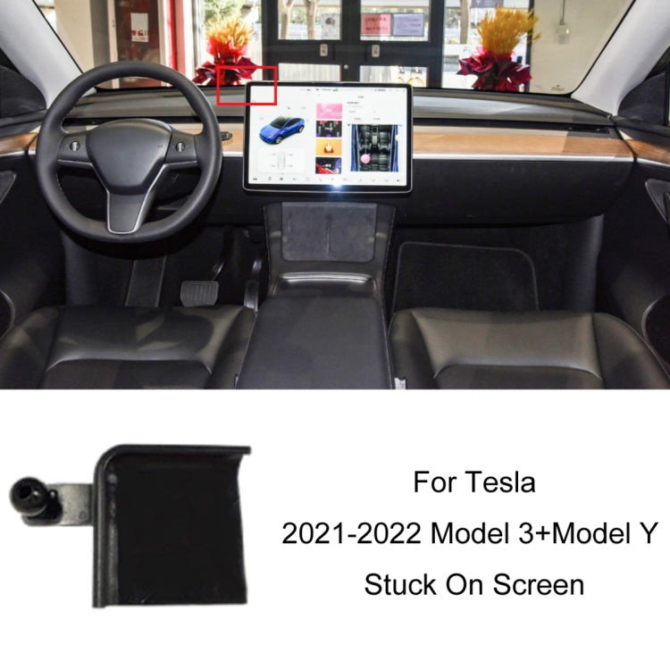 For Tesla Car Air Outlet Clip Phone Holder Base — 21-22 Model 3+Model Y Stuck On Screen