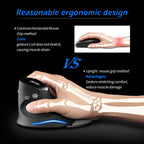 ZELOTES F17 6-buttons Vertical Grip Ergonomic Wireless Mouse