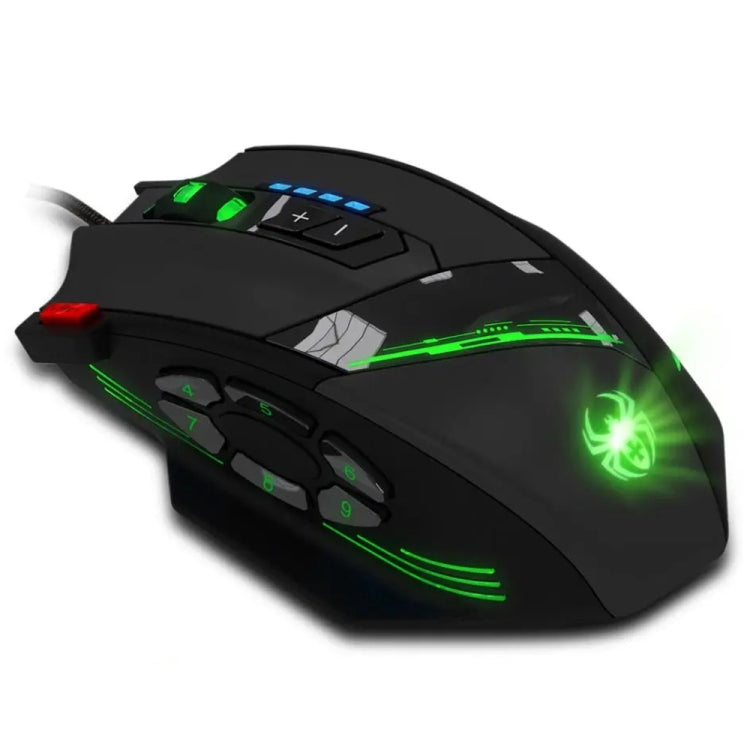 ZELOTES C12 12-buttons Ergonomic Programming Custom Gaming Wired Mouse
