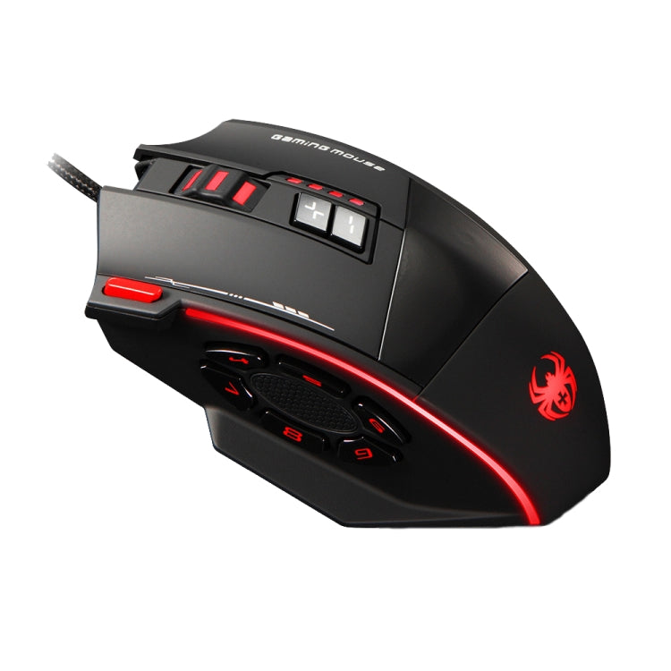 ZELOTES C19 12-Keys Ergonomic Programming Custom Wired Mouse