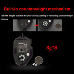 ZELOTES C19 12-Keys Ergonomic Programming Custom Wired Mouse