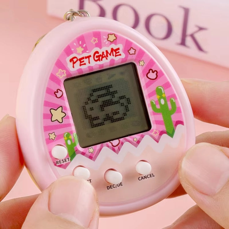 Electronic Pet Game Toy Feed Genie Nostalgic Virtual Cyber Digital Game Keychain Toy For Kids