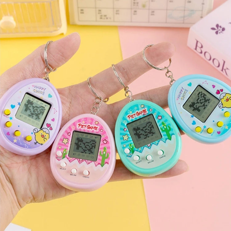 Electronic Pet Game Toy Feed Genie Nostalgic Virtual Cyber Digital Game Keychain Toy For Kids