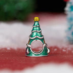 S925 Sterling Silver Christmas Tree House Bracelet Beads Jewelry Beads — view 3