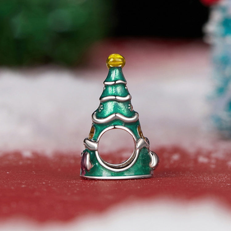 S925 Sterling Silver Christmas Tree House Bracelet Beads Jewelry Beads — view 3