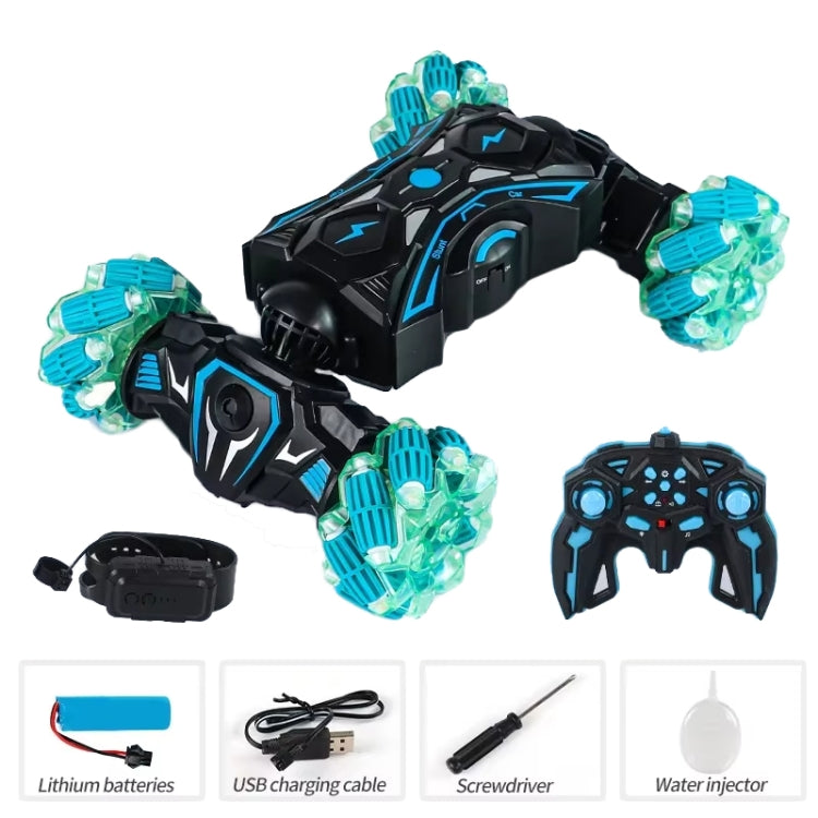 2.4G Spray RC Car Gesture Sensor Music Lights Twist Stunt Drift Car Double Side Driving Buggy Toy