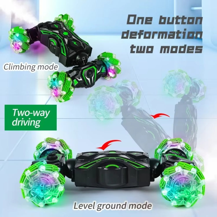 2.4G Spray RC Car Gesture Sensor Music Lights Twist Stunt Drift Car Double Side Driving Buggy Toy