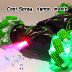 2.4G Spray RC Car Gesture Sensor Music Lights Twist Stunt Drift Car Double Side Driving Buggy Toy