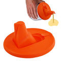 17cm TPR Foldable One Gallon Drip-proof Paint Bucket Lid