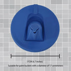 17cm TPR Foldable One Gallon Drip-proof Paint Bucket Lid — view 5