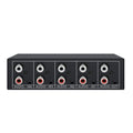 4 In 1 Out 3.5mm + RCA Audio Switcher 4 Channels Audio Converter