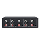 4 In 1 Out 3.5mm + RCA Audio Switcher 4 Channels Audio Converter