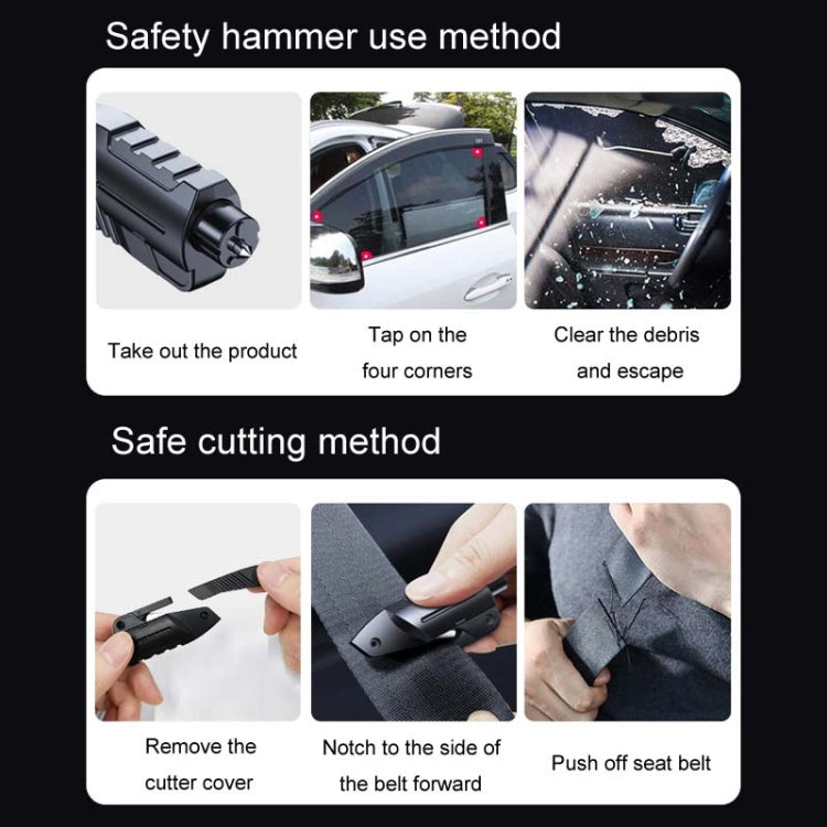 Car Multifunctional Emergency Escape Window Breaking Safety Hammer