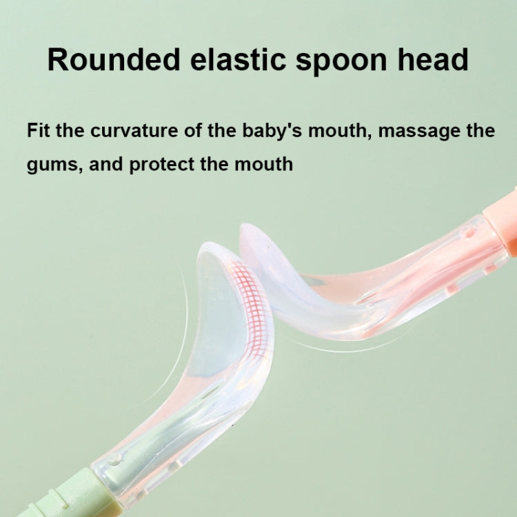 Multi-function Double-head Baby Food Spoon Baby Tableware Fruit Scraper Spoon — view 6