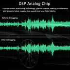 EQ-819 Car Audio Equalizer EQ Tuning Crossover Amplifier Supports Dual Microphone Input Reverberation Adjustment