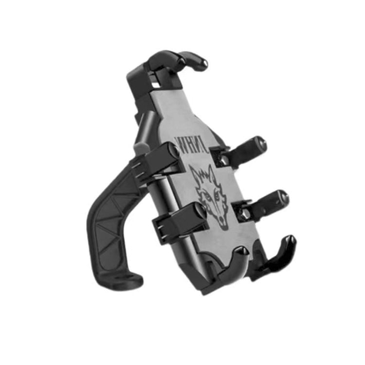 JNHW Motorcycle Bicycle Eight Claw Mobile Phone Navigation Shockproof Bracket — For Rearview Mirror