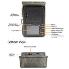 HC600A HD Night Vision Infrared Motion Detection Hunting Camera with Solar Panel