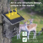 HC600A HD Night Vision Infrared Motion Detection Hunting Camera with Solar Panel