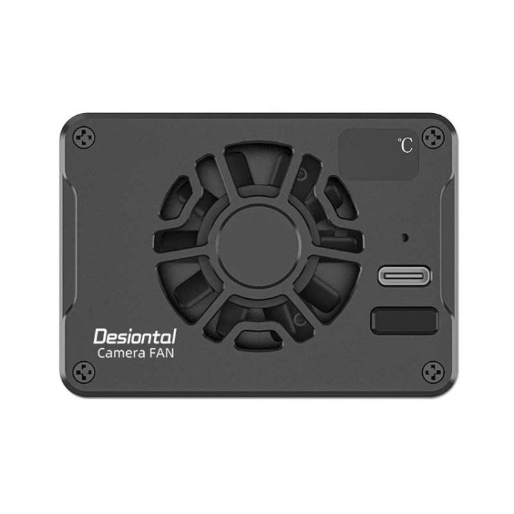 Desiontal F01 Portable Metal Case Semiconductor Camera Cooler SLR Cooling Fan