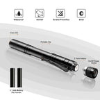 Outdoor Strong Light Flashlight Mini Pen Fork Lamp Portable Tool Lamp — E-SMARTER 702 Double Section