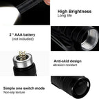 Outdoor Strong Light Flashlight Mini Pen Fork Lamp Portable Tool Lamp — view 3